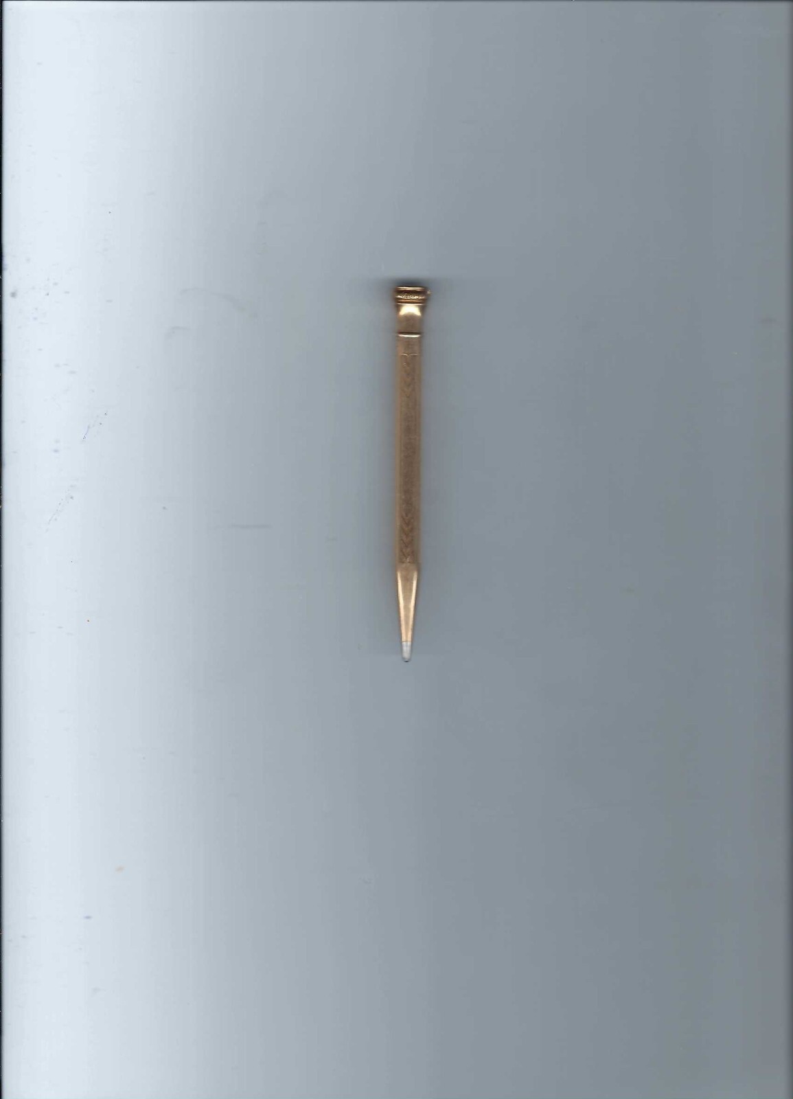 Vintage Wahl EverSharp Gold Filled Twist Mechanical Pencil Cascading Pattern-4″
