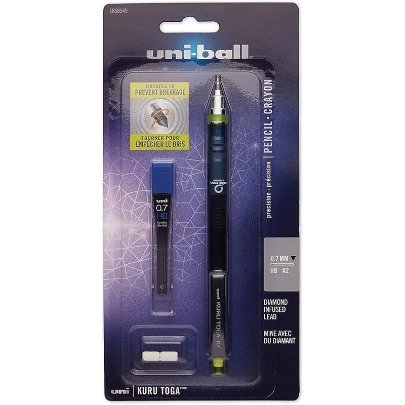 Lead Mechanical Pencil Set 0.7mm W/ Refills Erasers School Art Projects New