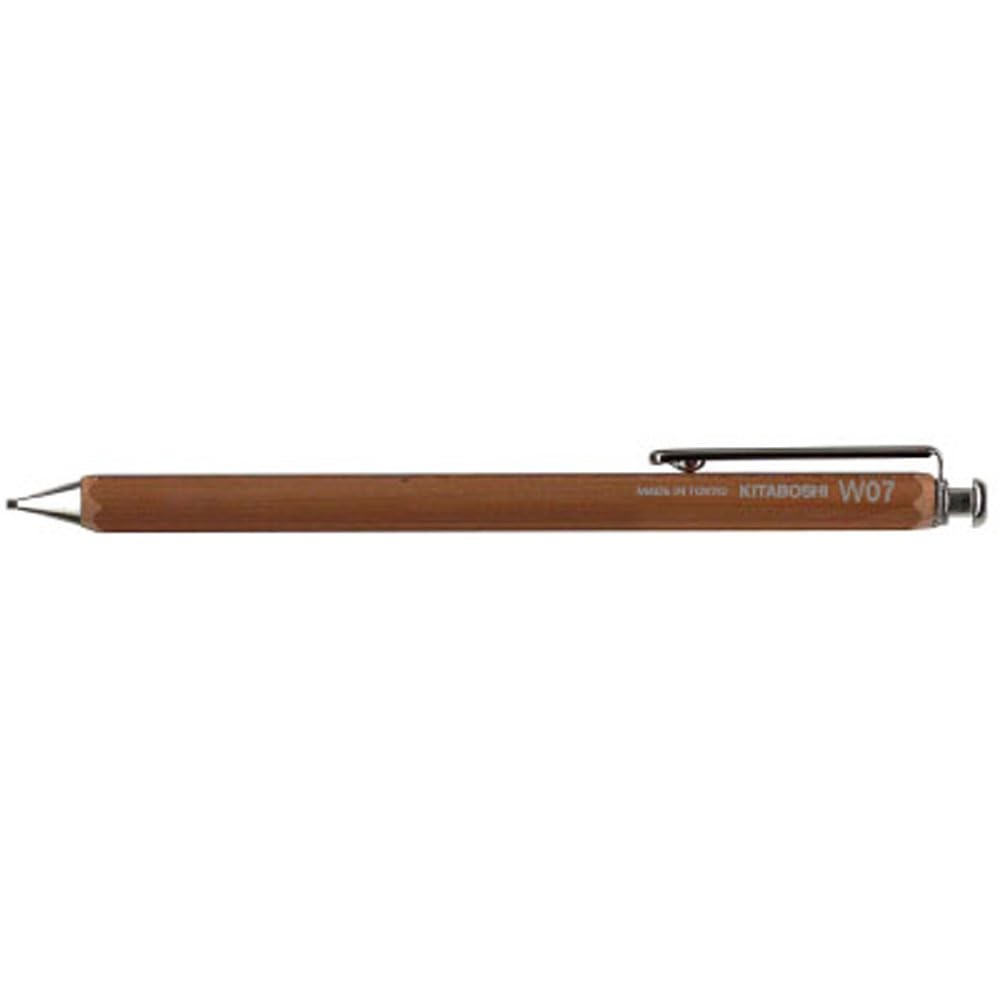 0.7mm Mechanical Pencil Wooden Barrel #0 2B Black Lead W07600N Wood 1 PCS