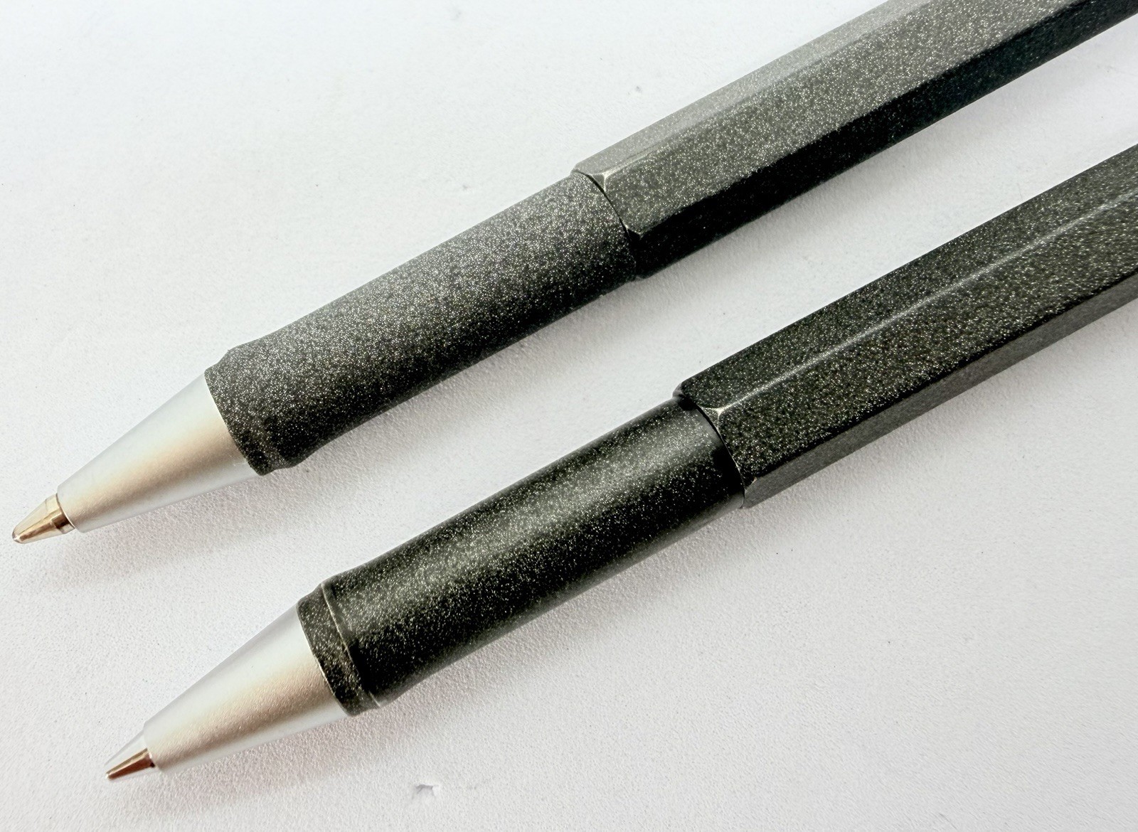 Rotring Newton Lava Ballpoint Pen & Mechanical Pencil Double Push Knock Set Box