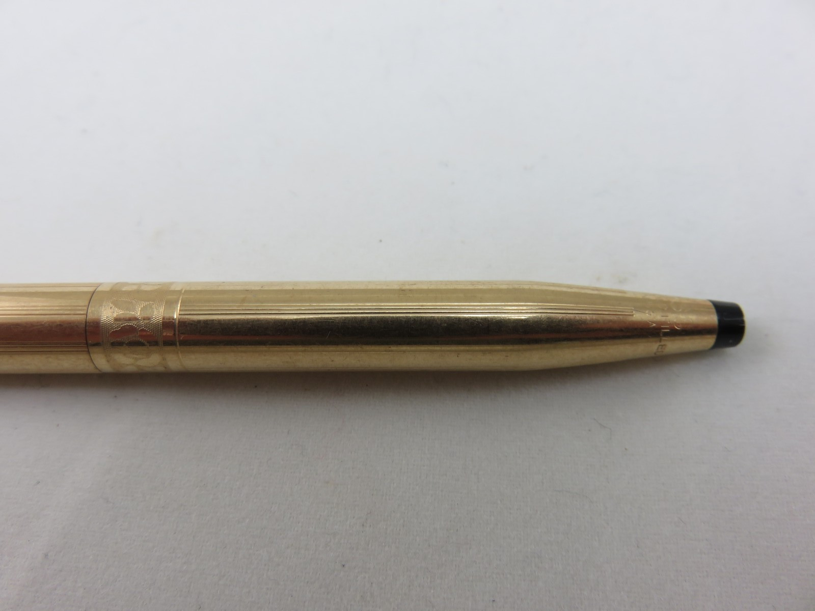 Cross 1/20 14K Gold Filled Mechanical Pencil Rose Etched Vintage Made In USA