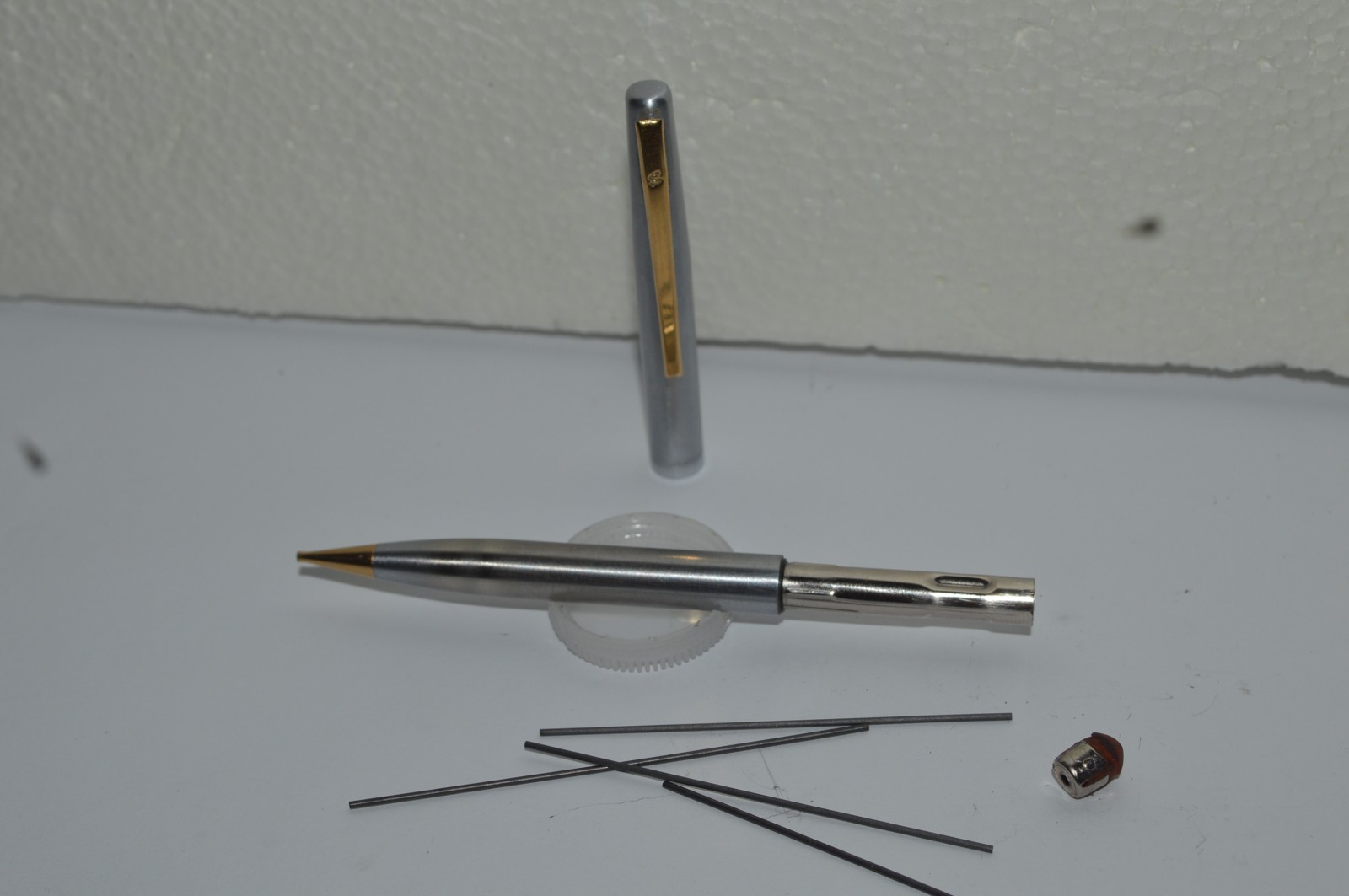 Sheaffer STYLIST Mechanical Pencil 0.9mm Brushed St Steel GT USA Made 1960’s