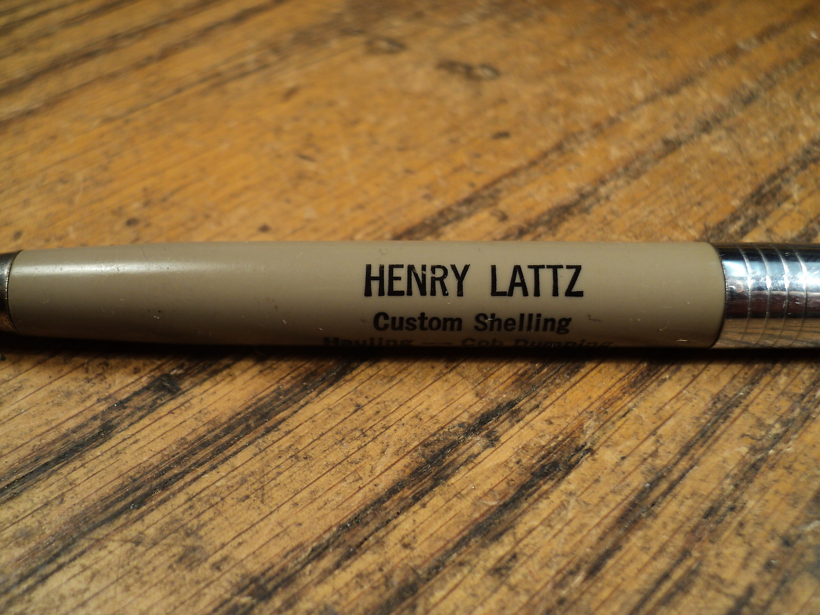 Vintage Wings Mechanical Pencil Custom Shelling – Hauling – Cob Dump Peotone Ill