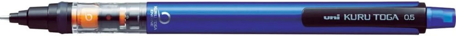 Uni Mechanical Pencil Kurutoga Pipe Slide Model 0.5mm, Blue Body (M54521P.3