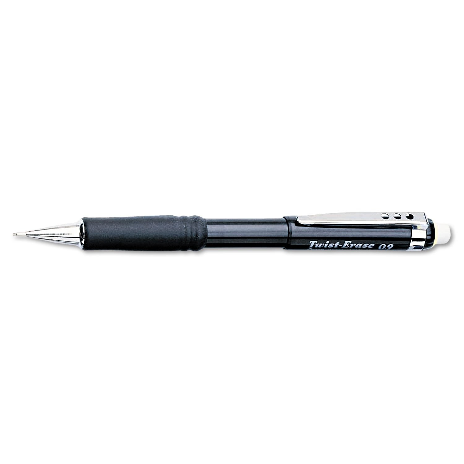 Pentel QE519A Twist-Erase III Mechanical Pencil, 1 Count (Pack of 1), Black