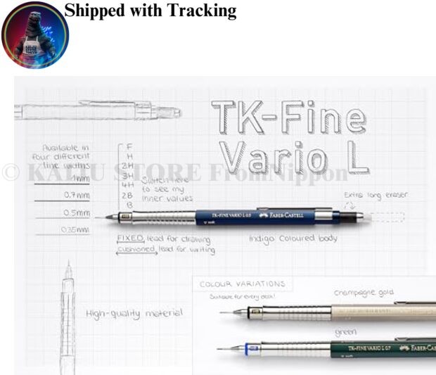 Faber-Castell TK-FINE Vario L Mechanical Pencil 0.5mm Champagne Gold