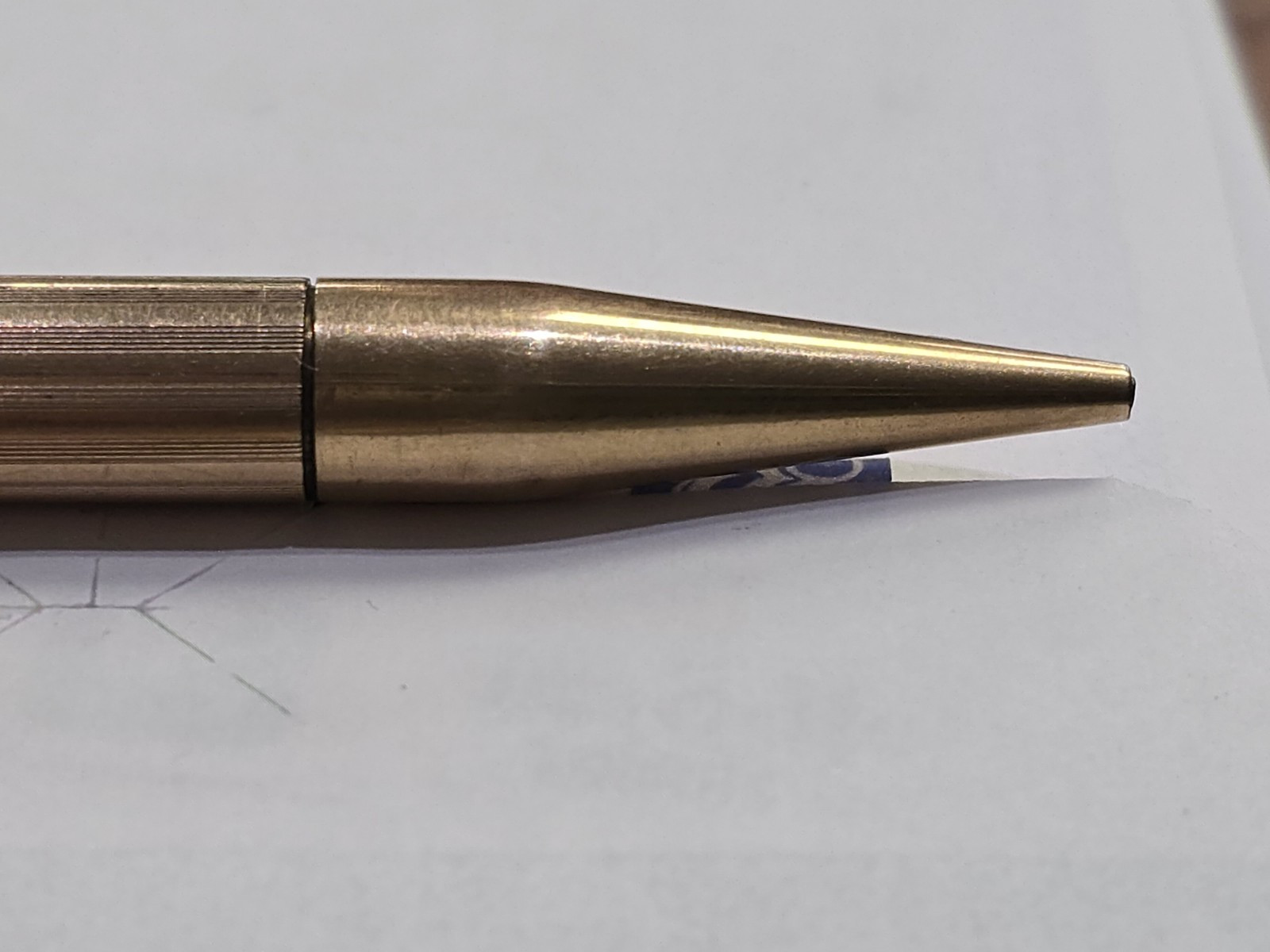 CONKLIN PAT 1920 Rolled Gold No 4RS Ring Top Mechanical Pencil TOLEDO Ohio