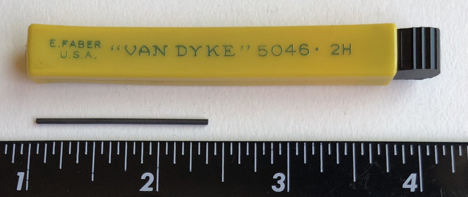 Vintage Eberhard Faber VAN DYKE Pencil Lead 1.18mm 2H Bakelite 18pk USA