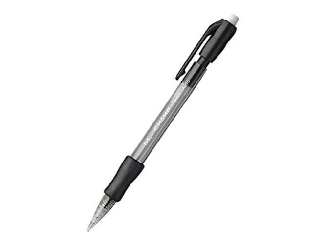 Champ Mechanical Pencil, (0.5mm) Lead Size 1 Count (Pack of 12) Black 0.5 mm