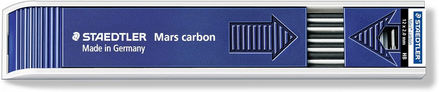 Staedtler Mars Carbon Lead, 12 x 2mm, HB (200-HB)