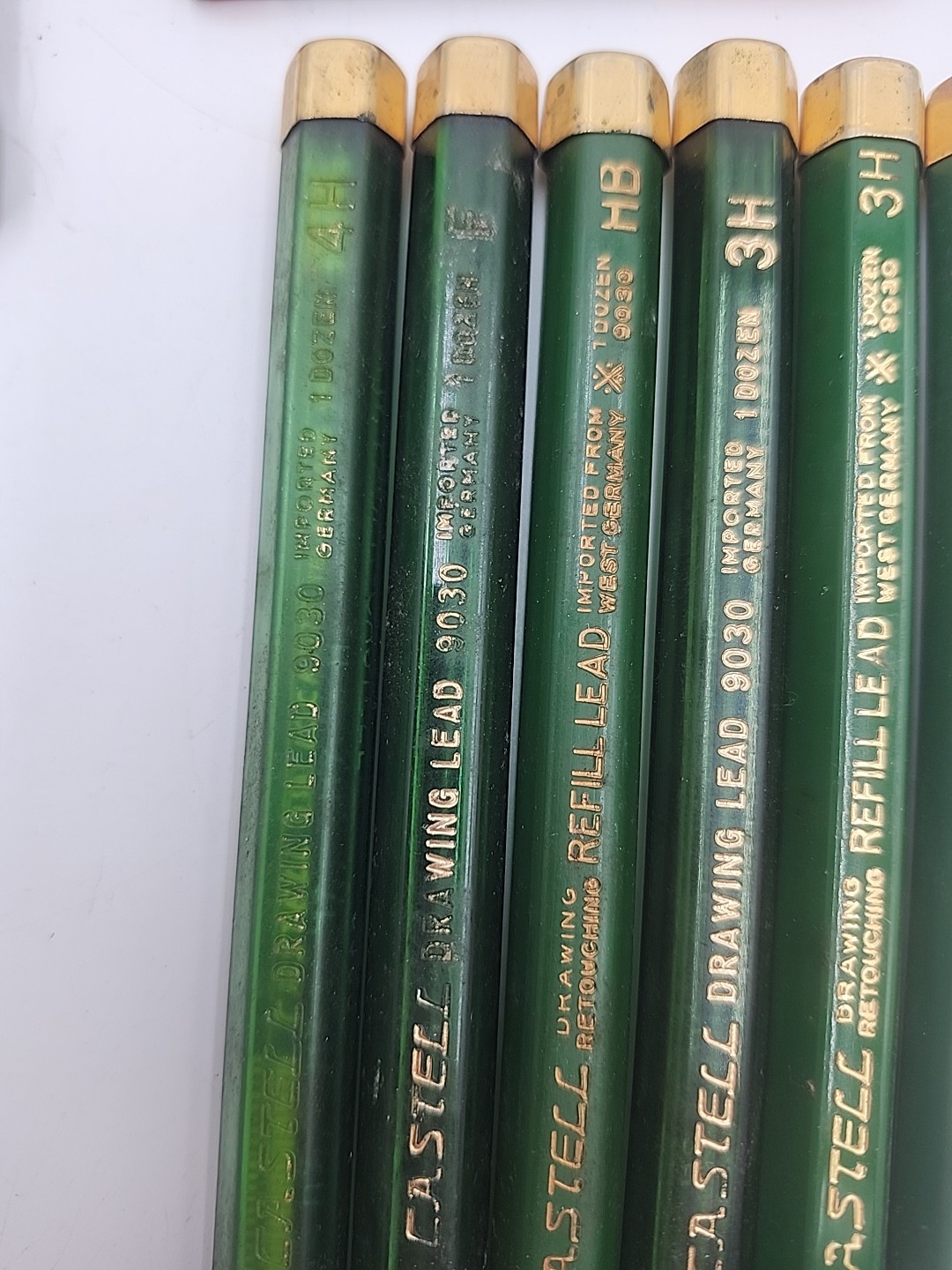 Vintage Mechanical Pencil Lead A W Faber Castell Drawing Drafting lot HB 3H 4H