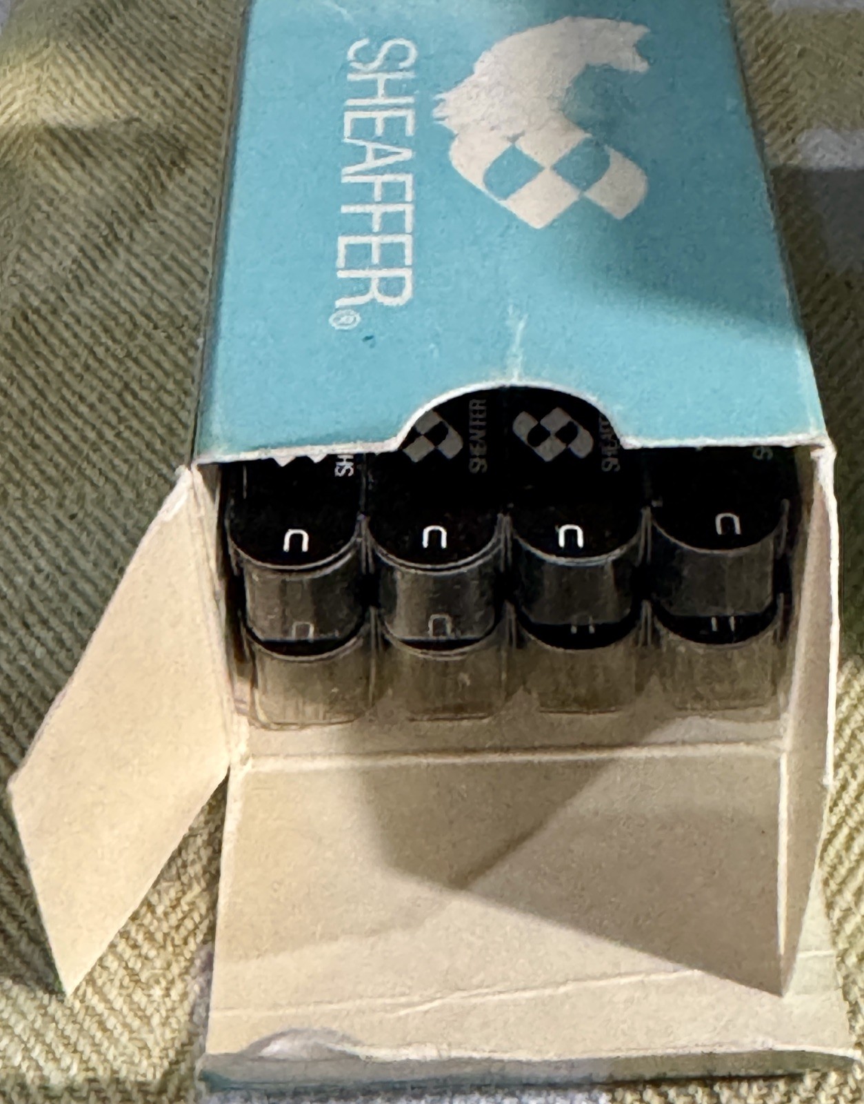 LOT of Vintage Sheaffer FINELINE Erasers (3) Boxes U & E 12 packages 25c each