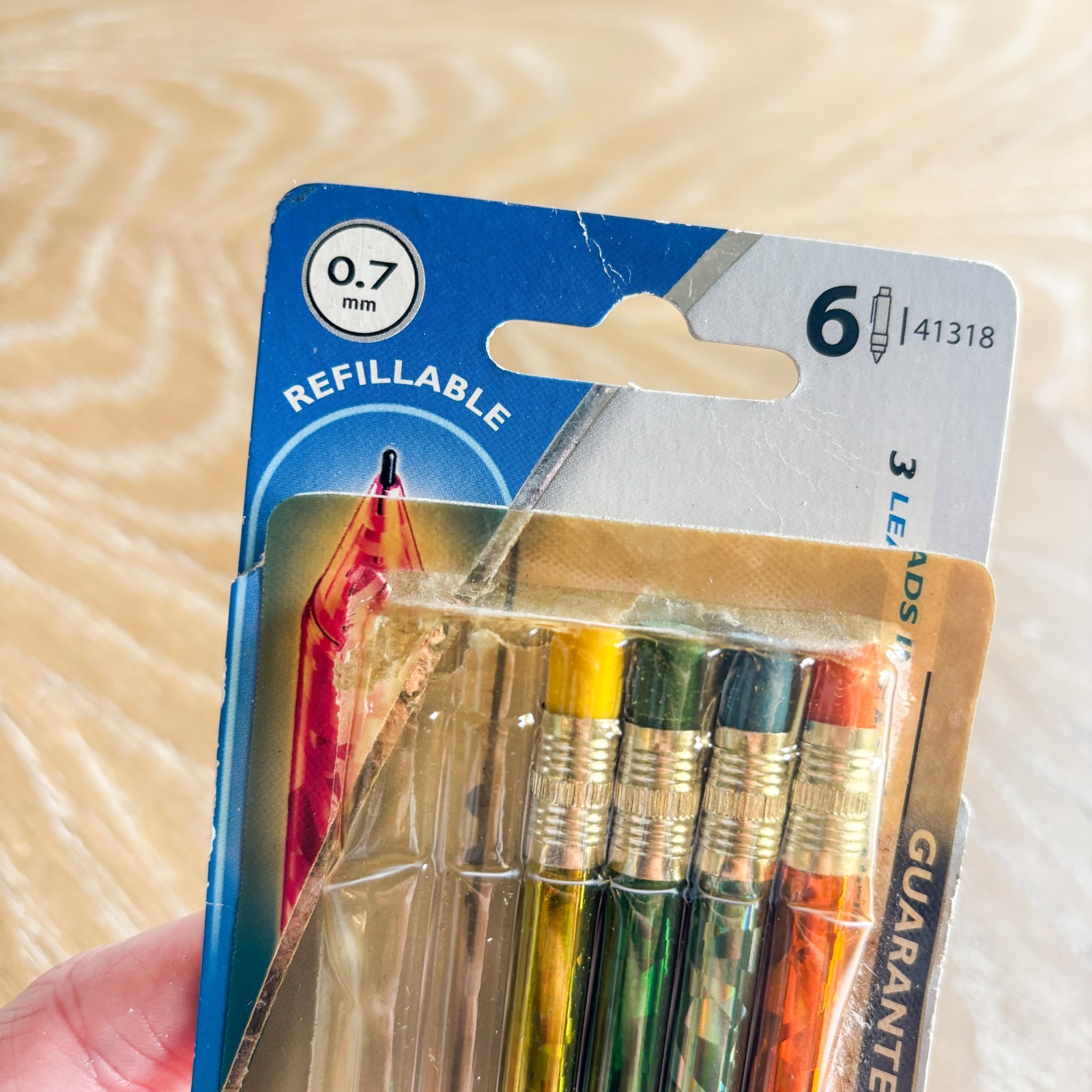 Vintage 2007 Y2K Mini Flashers brand mechanical pencils from Mega