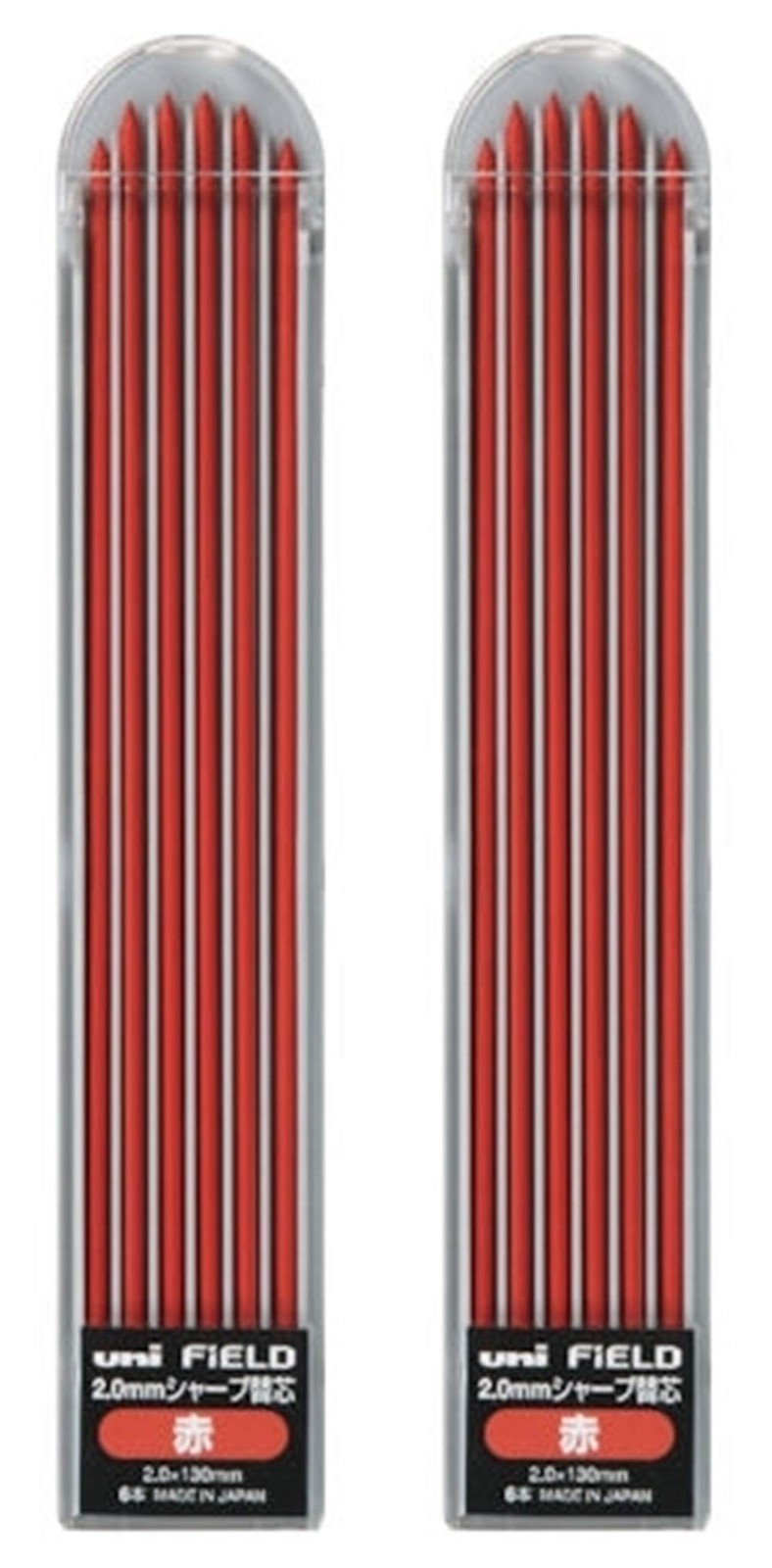 Uni Mechanical Pencil Field 2.0mm Red Lead 2 Replacement Wick Sticky Notes