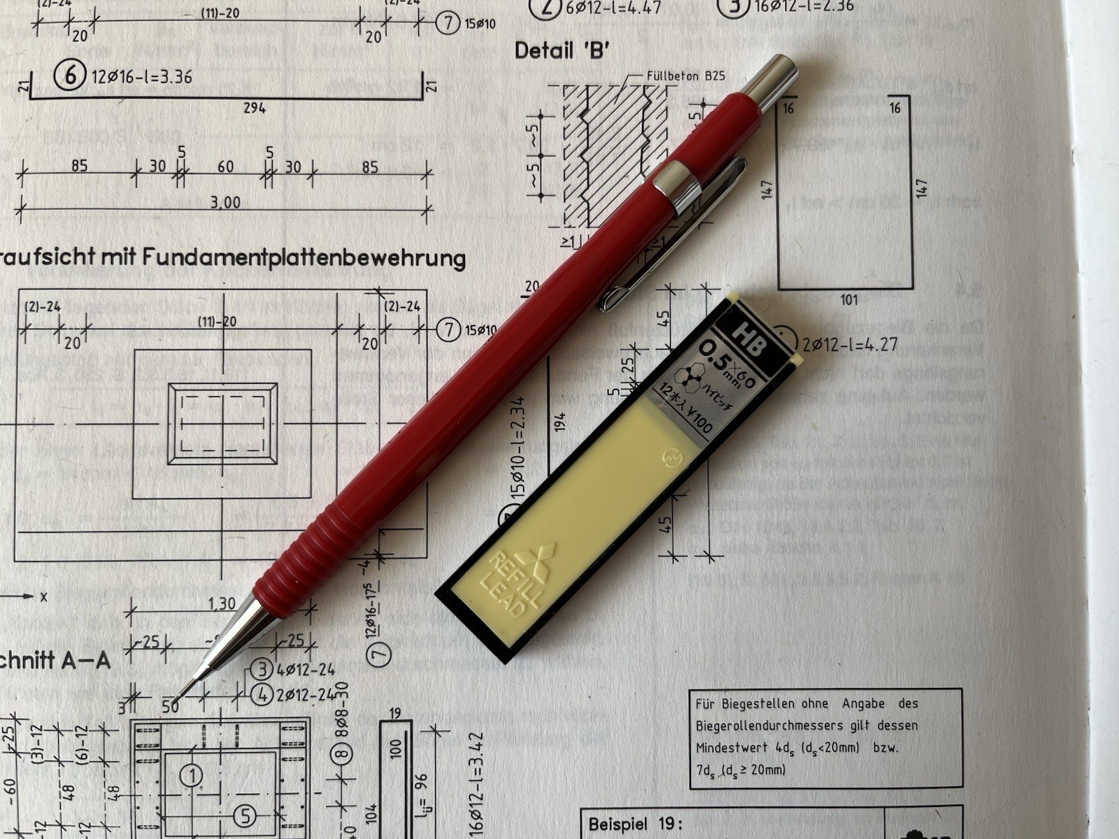 Vintage Mechanical Pencil MITSUBISHI UNI U5-31 :: Red :: 0.5 mm :: Japan :: NOS