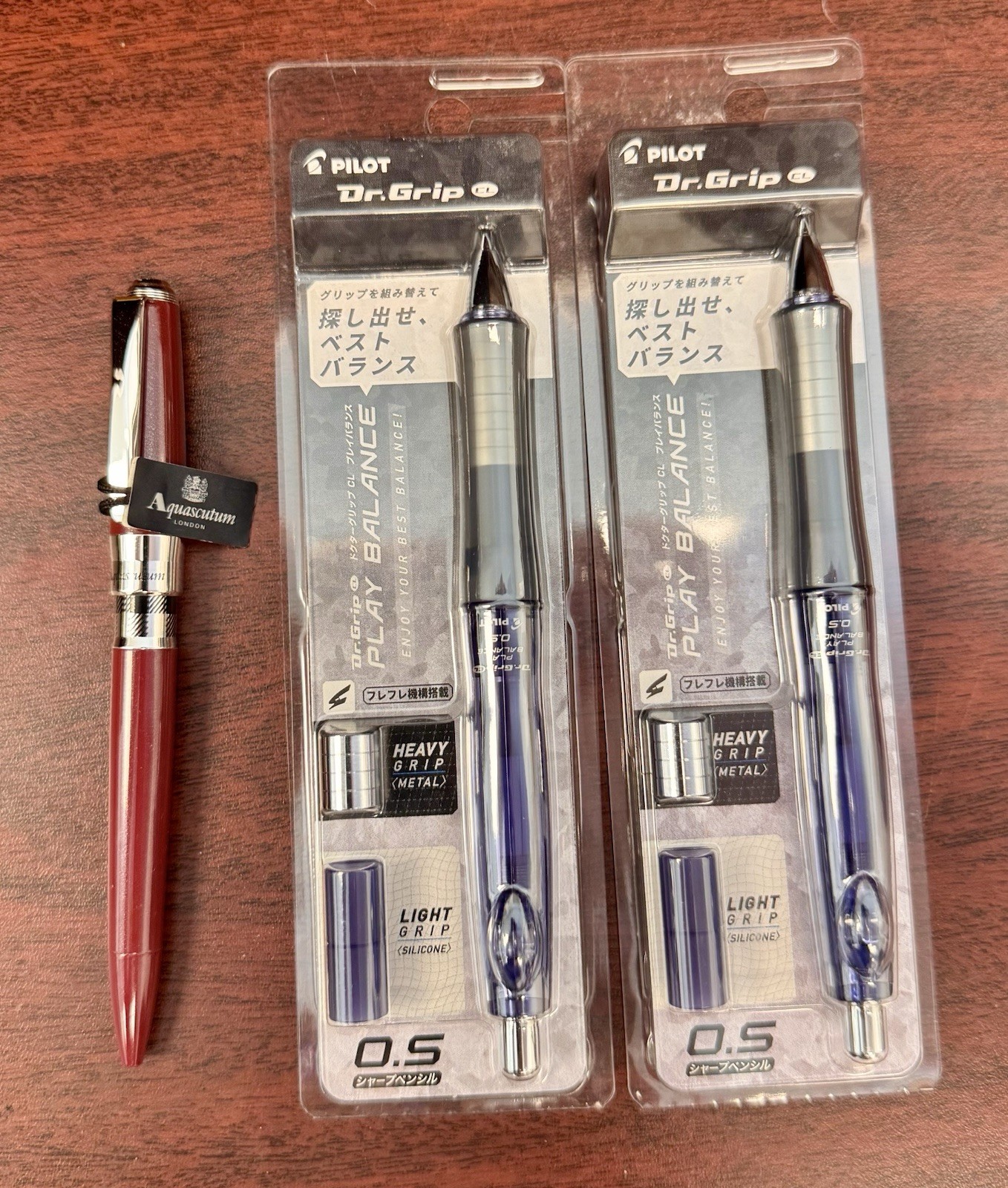 Pilot Dr Grip 0.5 Aquascutum Mechanical Pencil Lot Excellent Unopened Condition