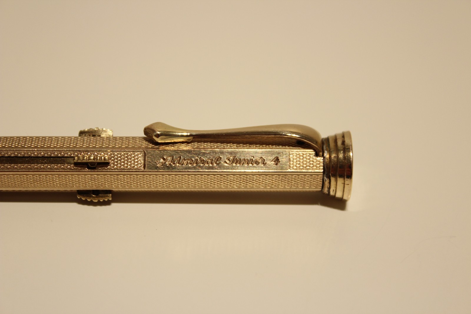 WW2 ERA RARE BEAUTIFUL GERMANY GOLD PLATED MECHANICAL PENCIL “ADMIRAL” JUNIOR 4