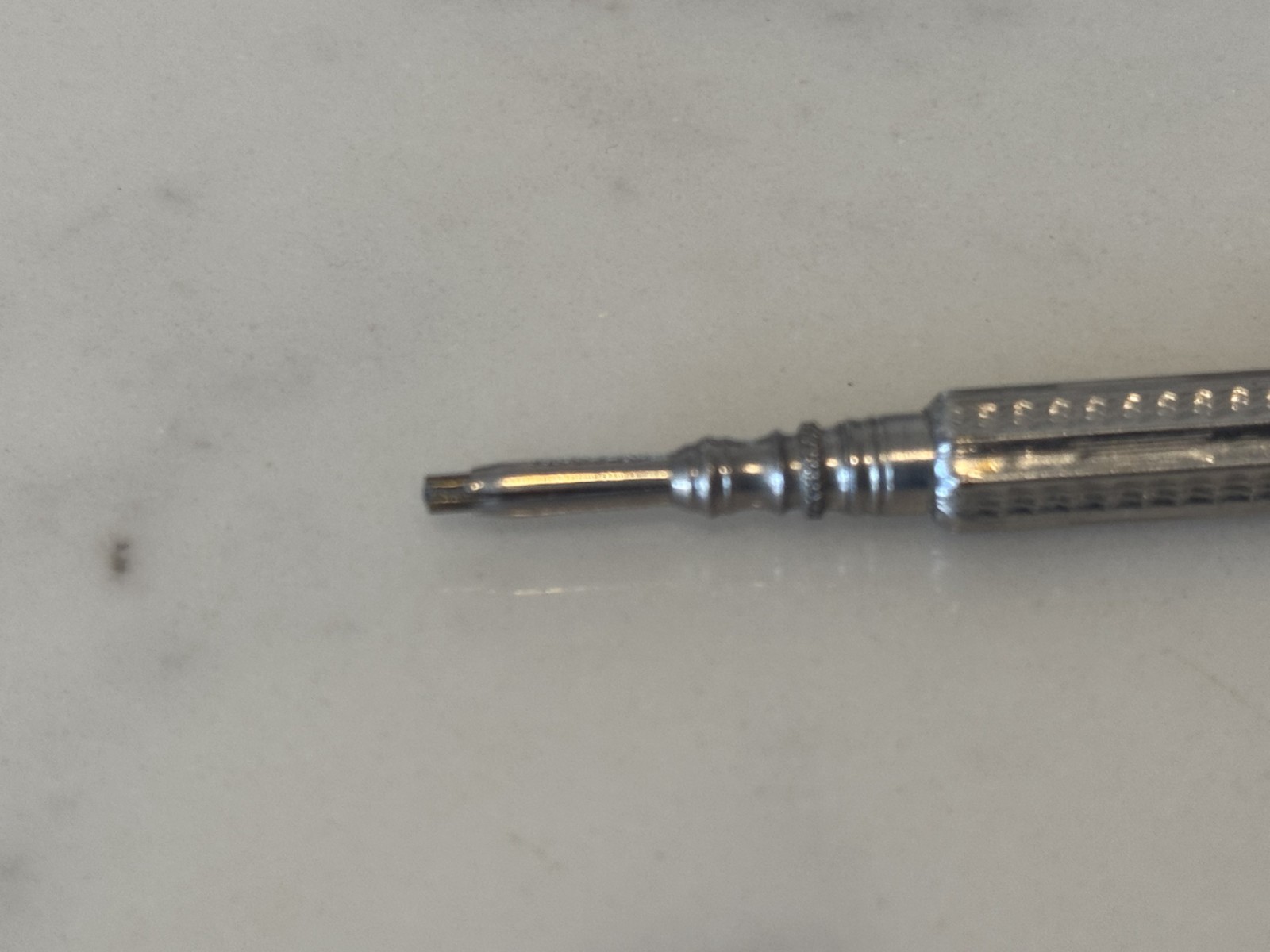 Vintage Propelling Lead Pencil V.S. Lead England 1920’s Etched Wearable Pencil