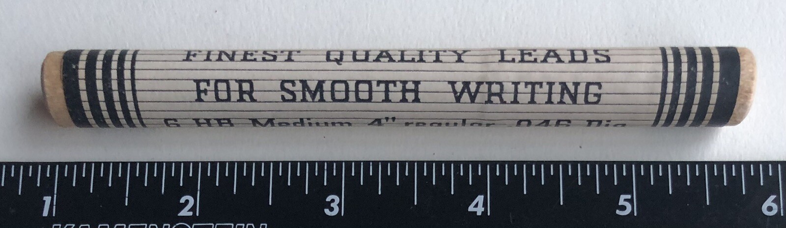 Vintage FINEST QUALITY Mechanical Pencil Lead HB Black 1.1mm NOS 6pk Tube USA