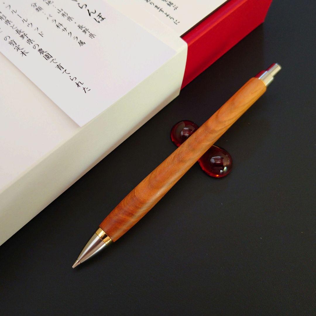 [Takumi Shu Shu Tsubaki/Aketsubaki] Mechanical pencil (cherry) Old wood pen