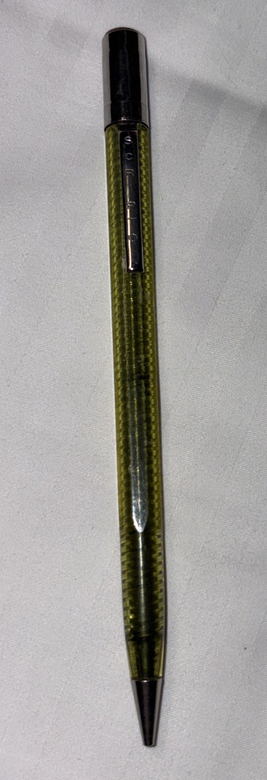 Vintage Scripto Transparent Yellow Mechanical Pencil