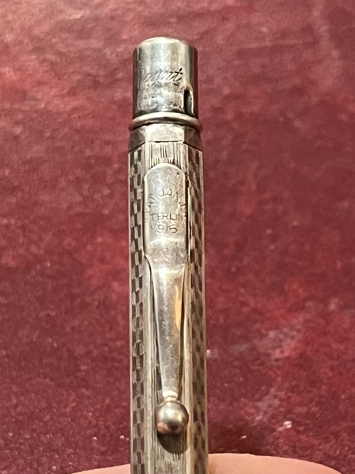 Antique Sterling Mabie Todd & Co. NY Silver Fyne Poynt Mechanical Pencil