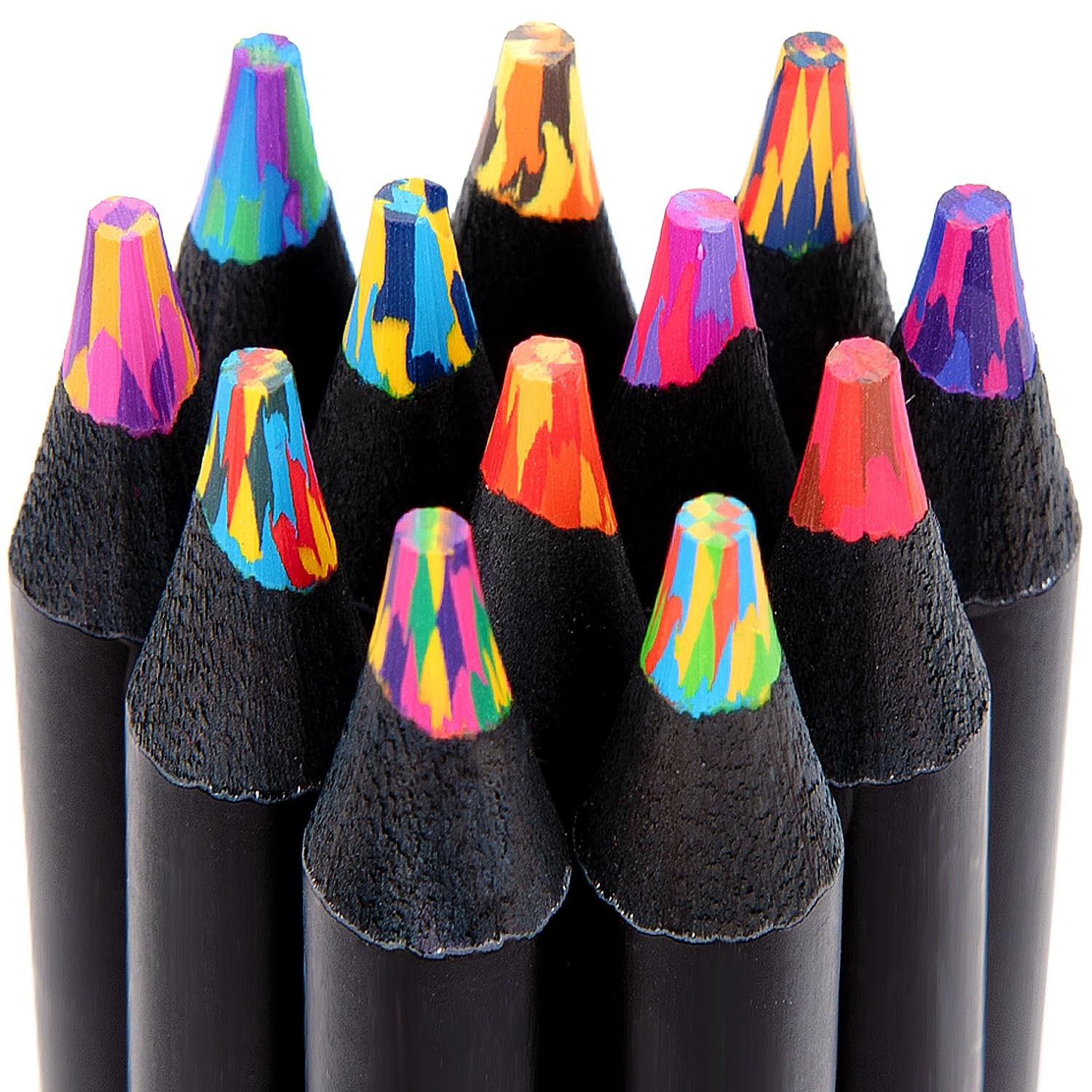Yangmei Art Supplies 12 Rainbow Colored 1 Count (Pack of 12), 12 Colors