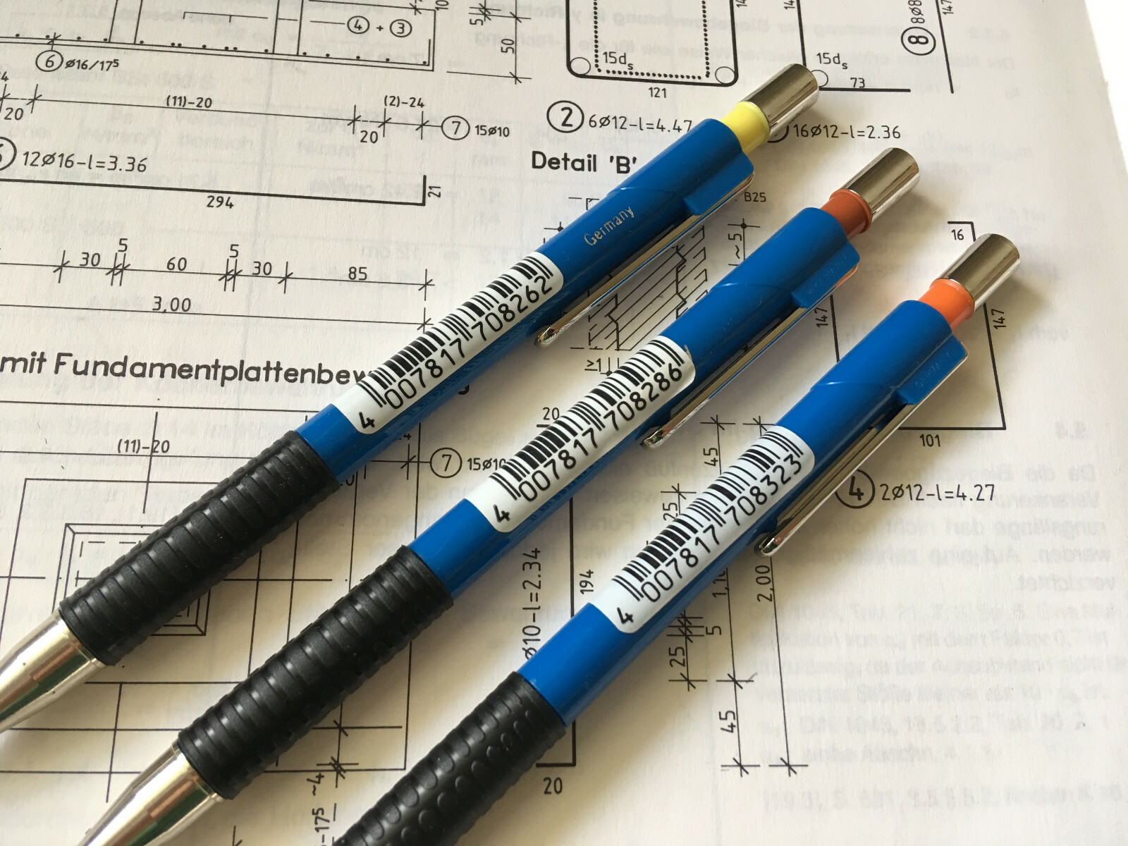 Three Vintage Mechanical Pencils STAEDTLER MARSMICRO 0.30/0.35 & 0.50 & 0.90 mm