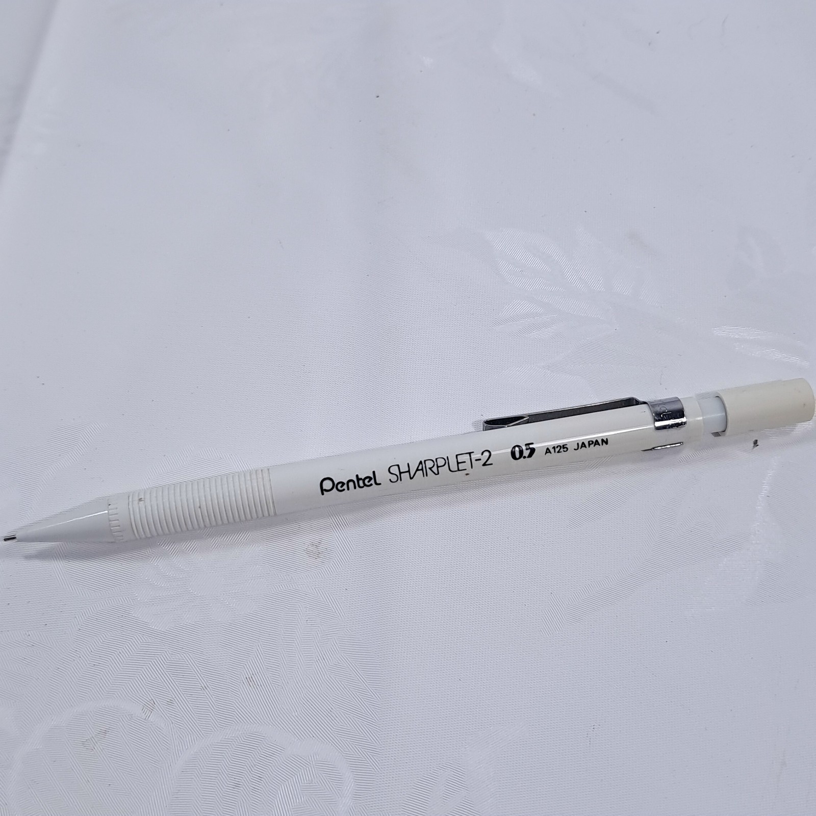 Vintage Pentel Sharplet-2 Mechanical Pencil White 0.5MM A125 Japan Sharplet 2