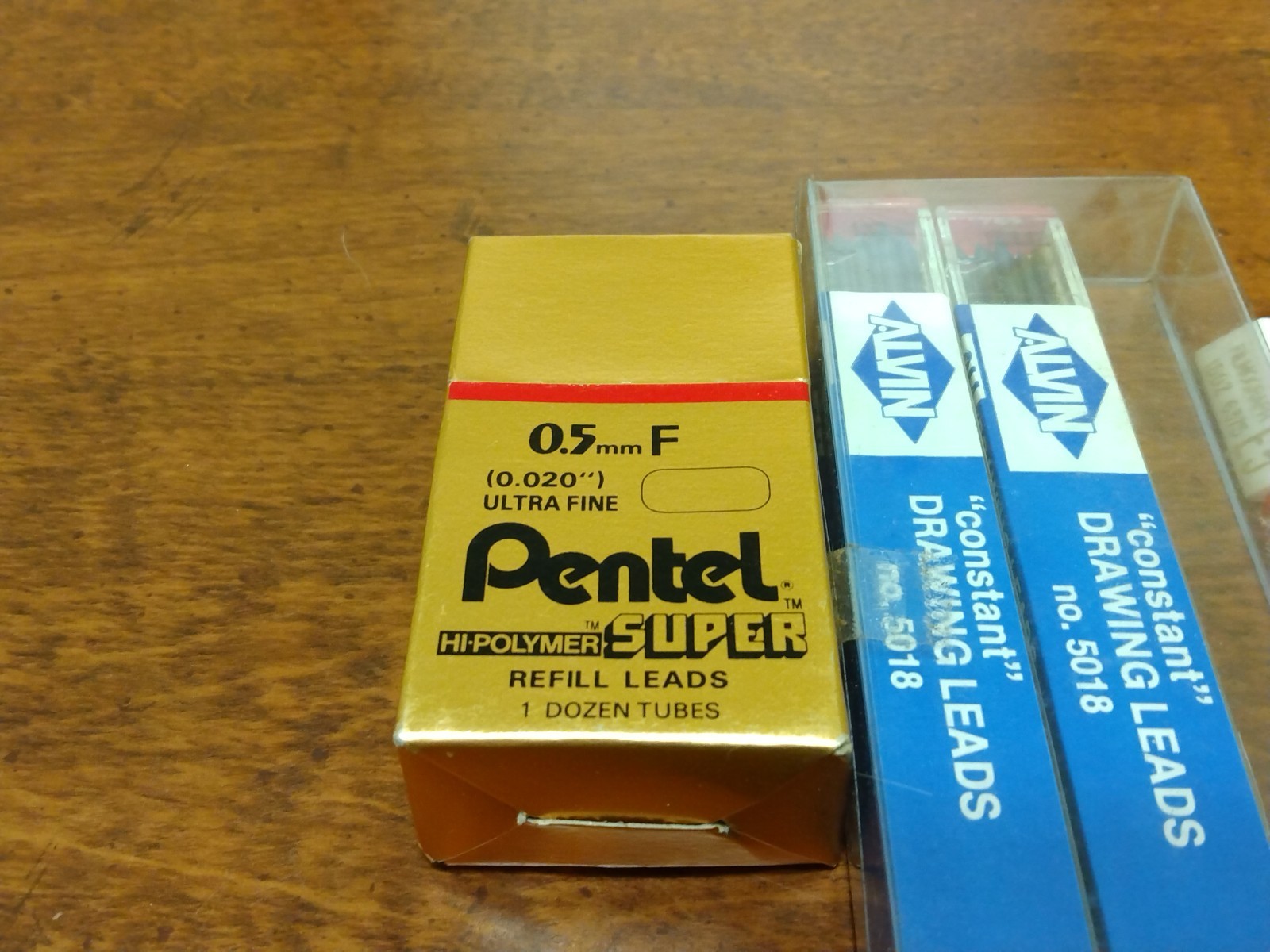 Large Lot of Vintage ALVIN CONSTANT DRAWING LEADS 3H 4H 6H & PENTEL Erasers