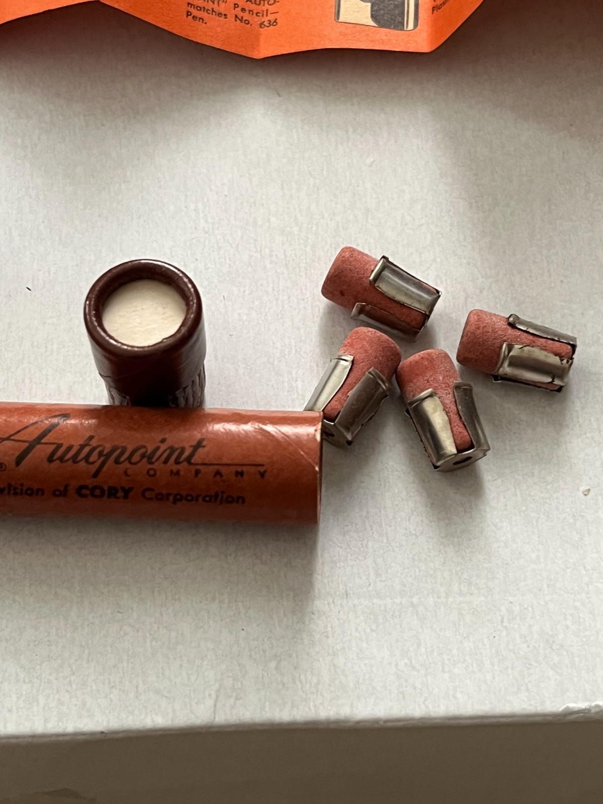 VINTAGE AUTOPOINT MECHANICAL PENCILS 1950 LOT OF 3 PENCILS TOTAL NOS