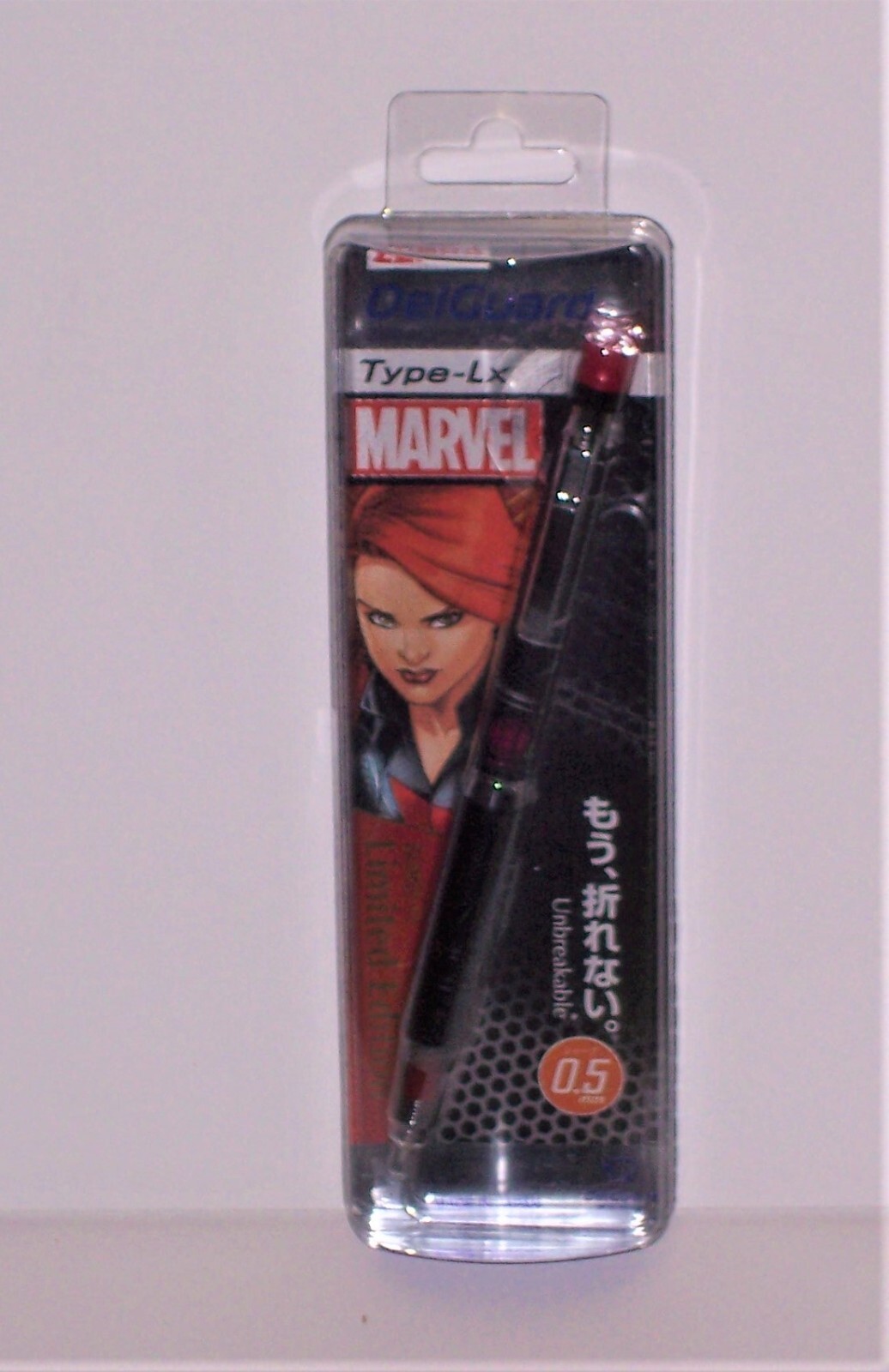 ZEBRA DELUARD TYPE-LX BLACK WIDOW LIMITED EDITION 0.5MM MECHANICAL PENCIL