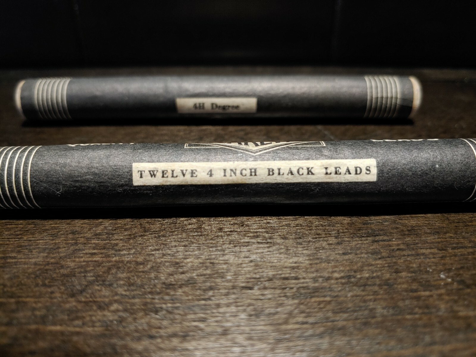 Vintage Wearever Leads (2-Pack) 1.18mm 4″ 4H Mechanical Pencil Black Refill Lead