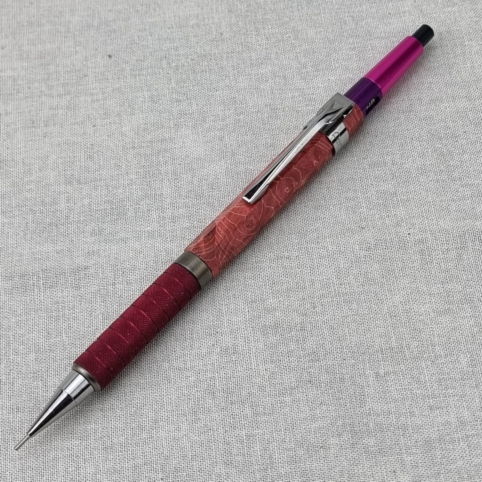 Hand Crafted Pentel PG5 Mechanical Pencil with Octagonal Maple Berl