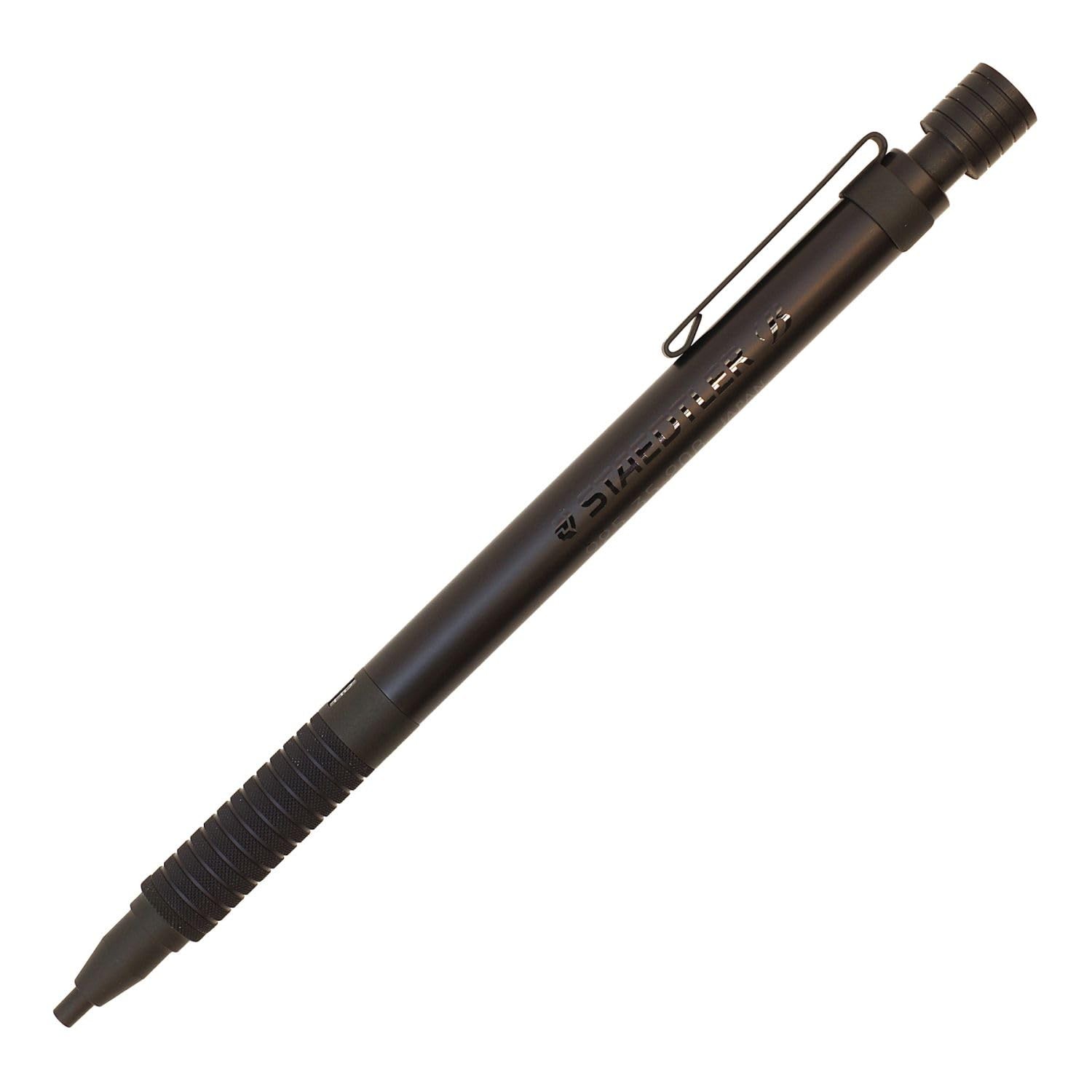 Luxury All Black Drafting Mechanical Pencil 2mm Lead Matte Finish Japan Model