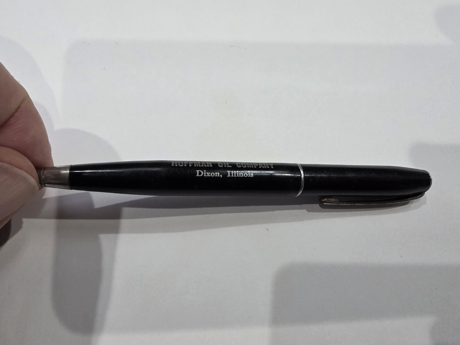 Vintage Veedol Motor Oil Mechanical Pencil HUFFMAN OIL COMPANY Dixon, Illinois
