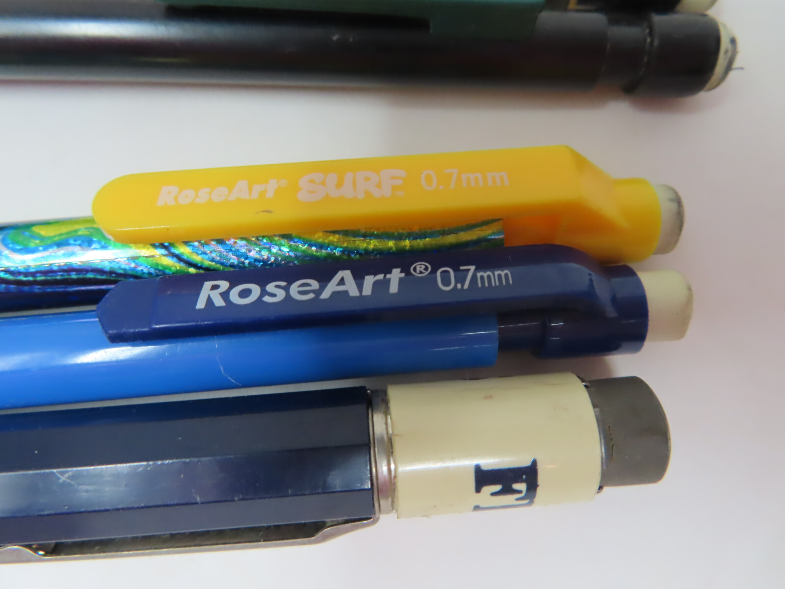 Vintage Lot 6 Mechanical Lead Pencils BIC ROSE ART FRICKS