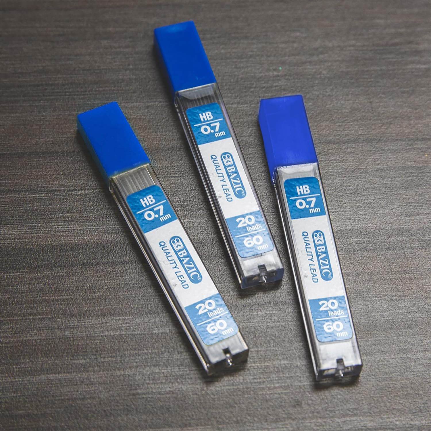 BAZIC Mechanical Pencil Lead Refills HB 0.7Mm (160 Count/Pack), Pencil Lead Refi