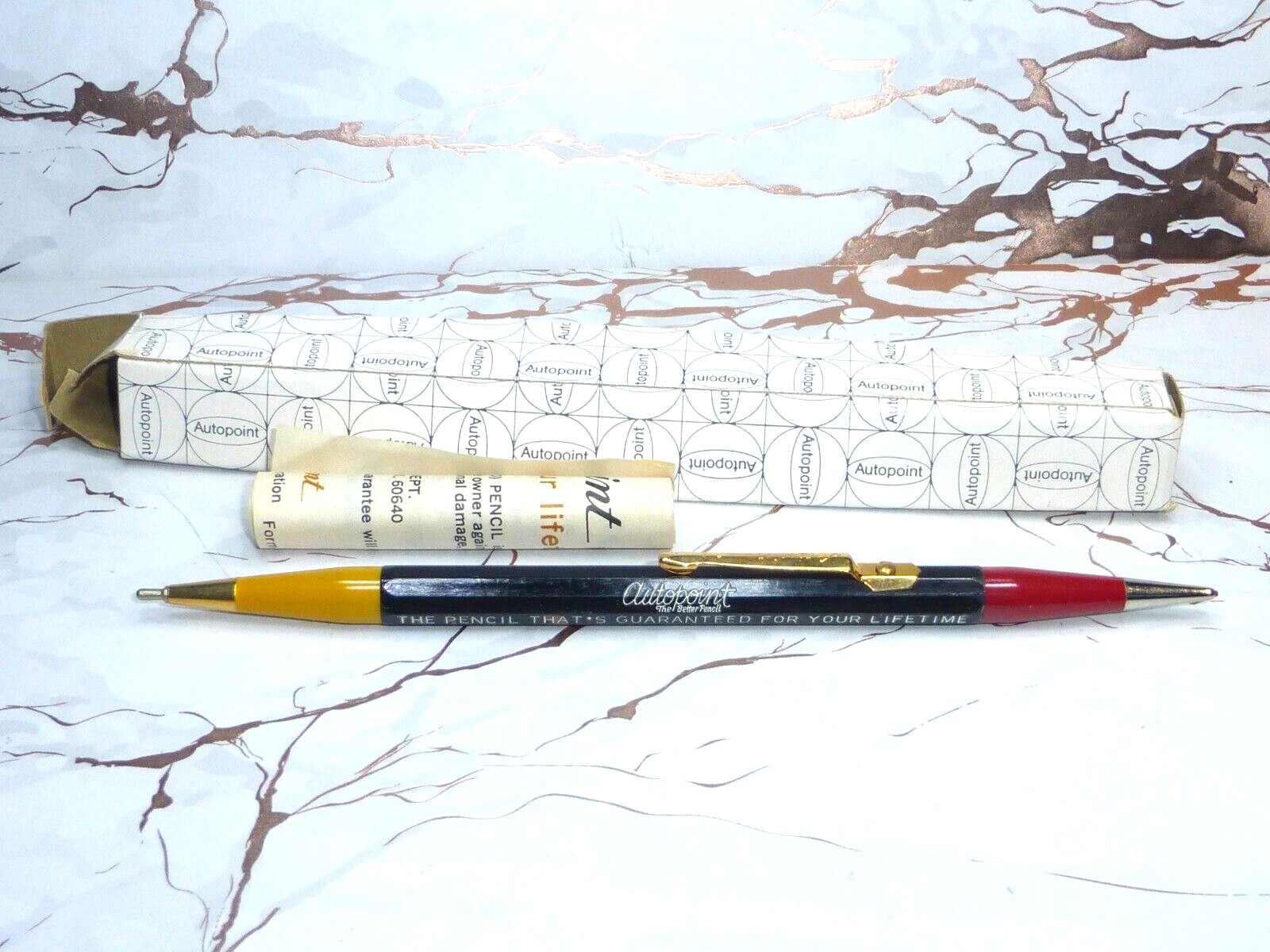 Vintage Circa 1969 Autopoint Sales Giveaway 0.5mm/0.9mm Mechanical Pencil #3108