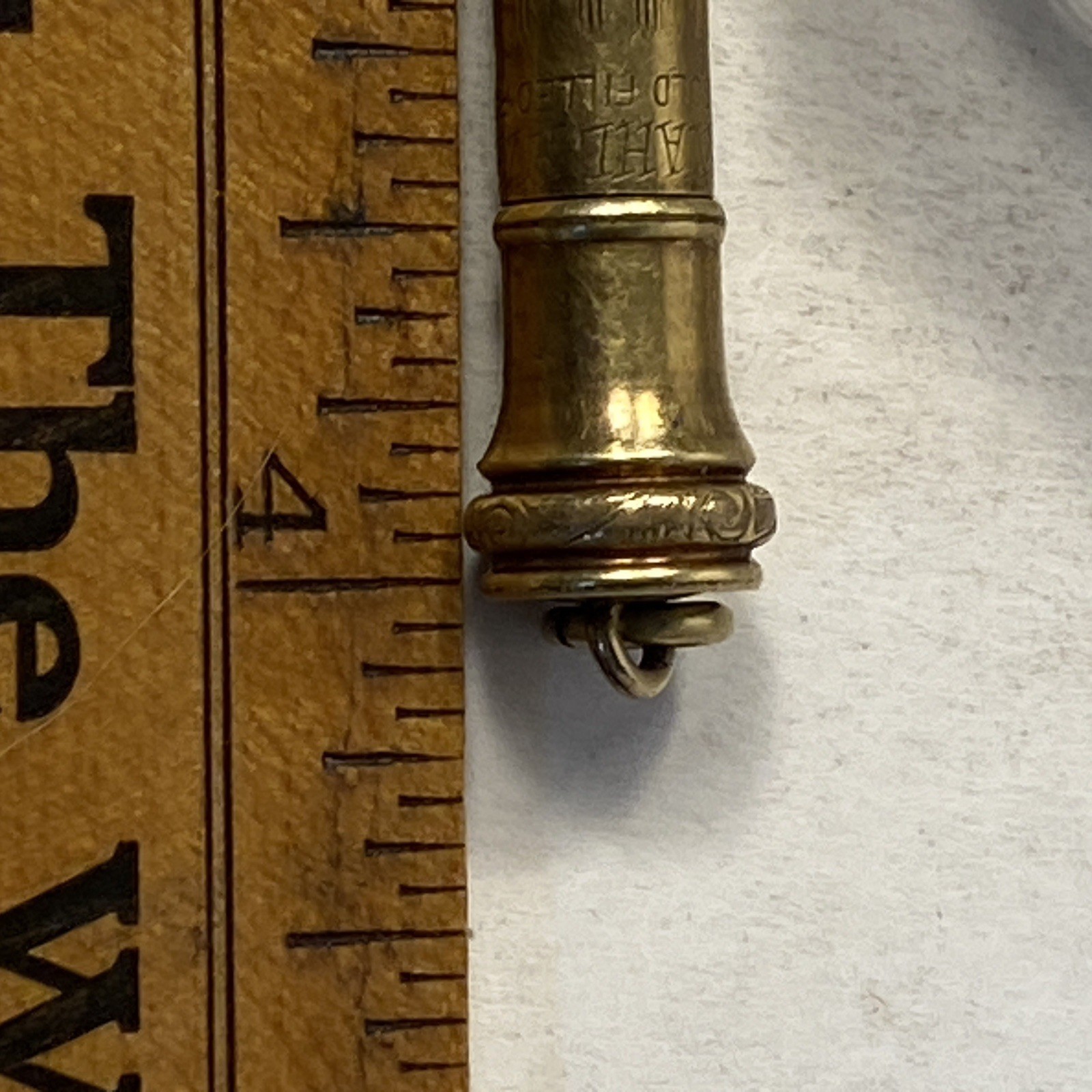 Vintage Wahl Eversharpe Mechanical Pencil Gold Filled 4” Ring Top