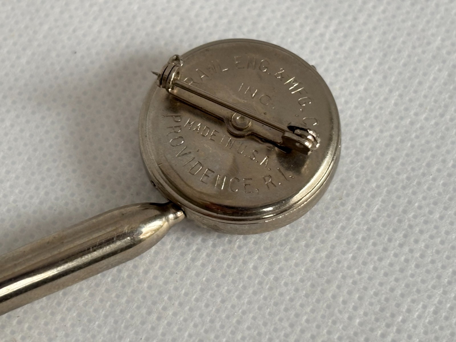 Scarce silver mechanical retractable pencil RAWL ENG MFG CO. PROVIDENCE R.I.