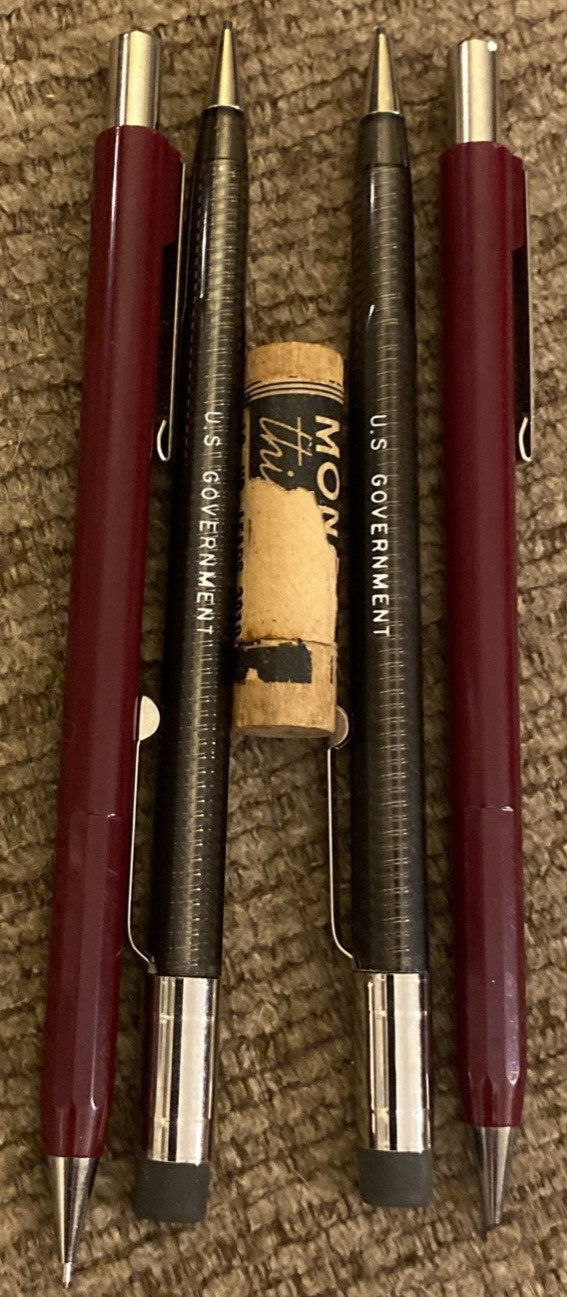 Skillcraft Mechanical Pencils Lot of 4 Vintage 0.5 mm SKILLCRAFT 2 Gray 2 Maroon