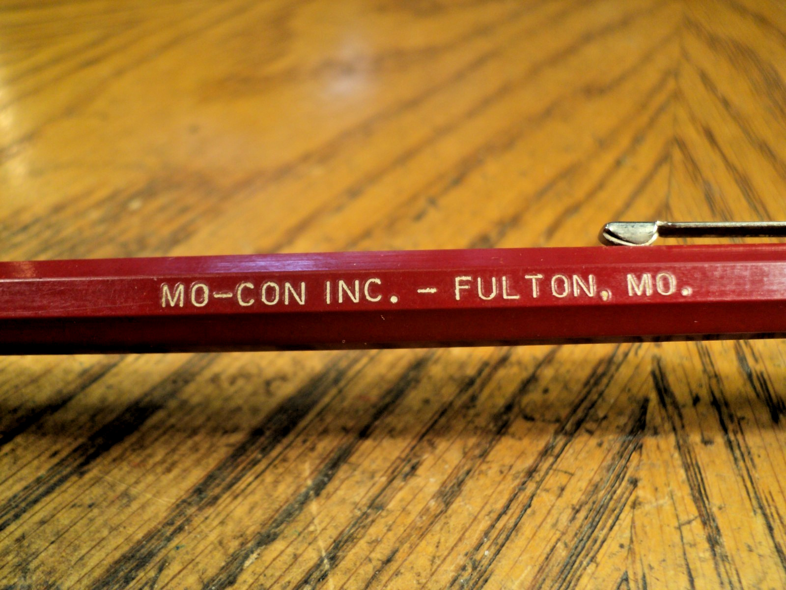 Vintage Autopoint Mechanical Pencil Mo-Con Inc Fulton MO 5-11/16″ Long
