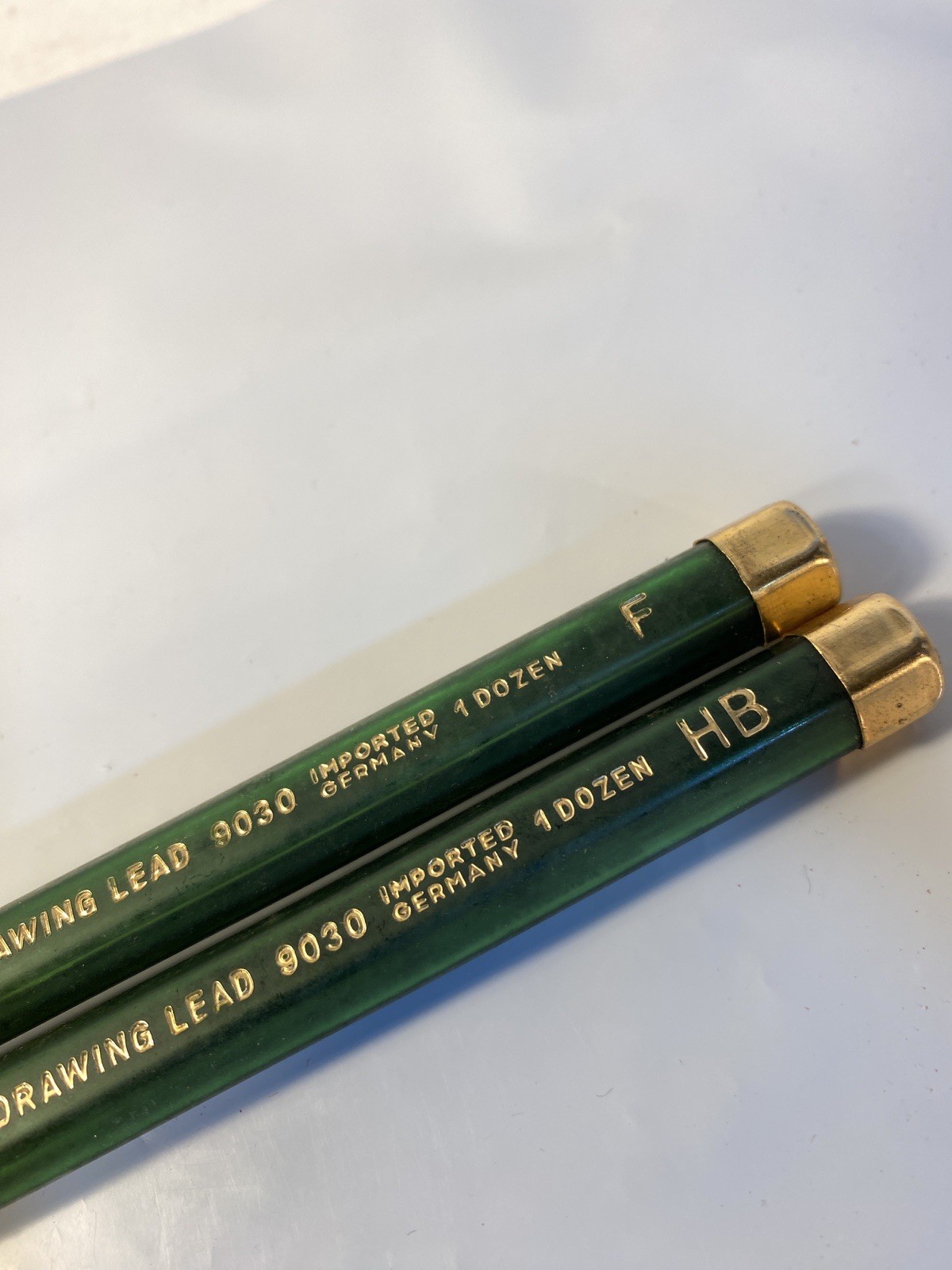A.W. Faber Castell Drawing #9030 Refill Lead Germany HB & F 22 Pcs Total