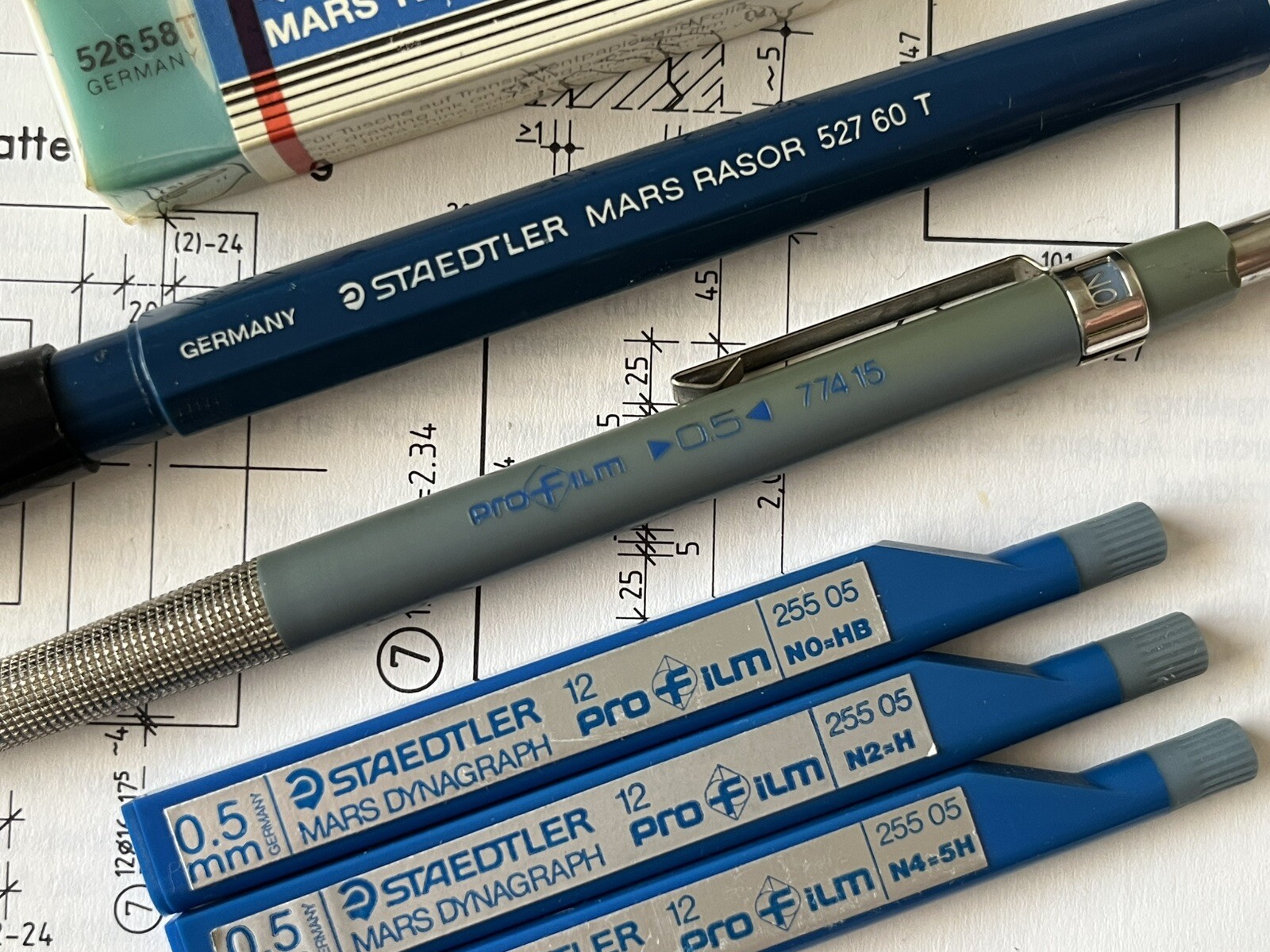 Extremely Rare Vintage Mechanical Pencil STAEDTLER PROFILM | 0.5 | 774 15
