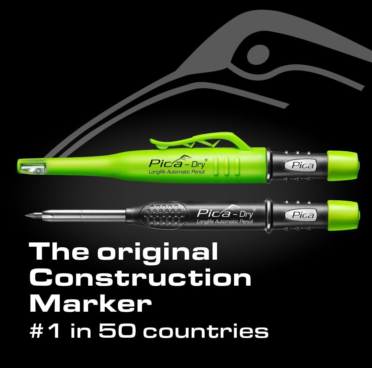 Dry Longlife 3030 Mechanical Pencil – Smooth Grip, Water-Resistant, Green Ink