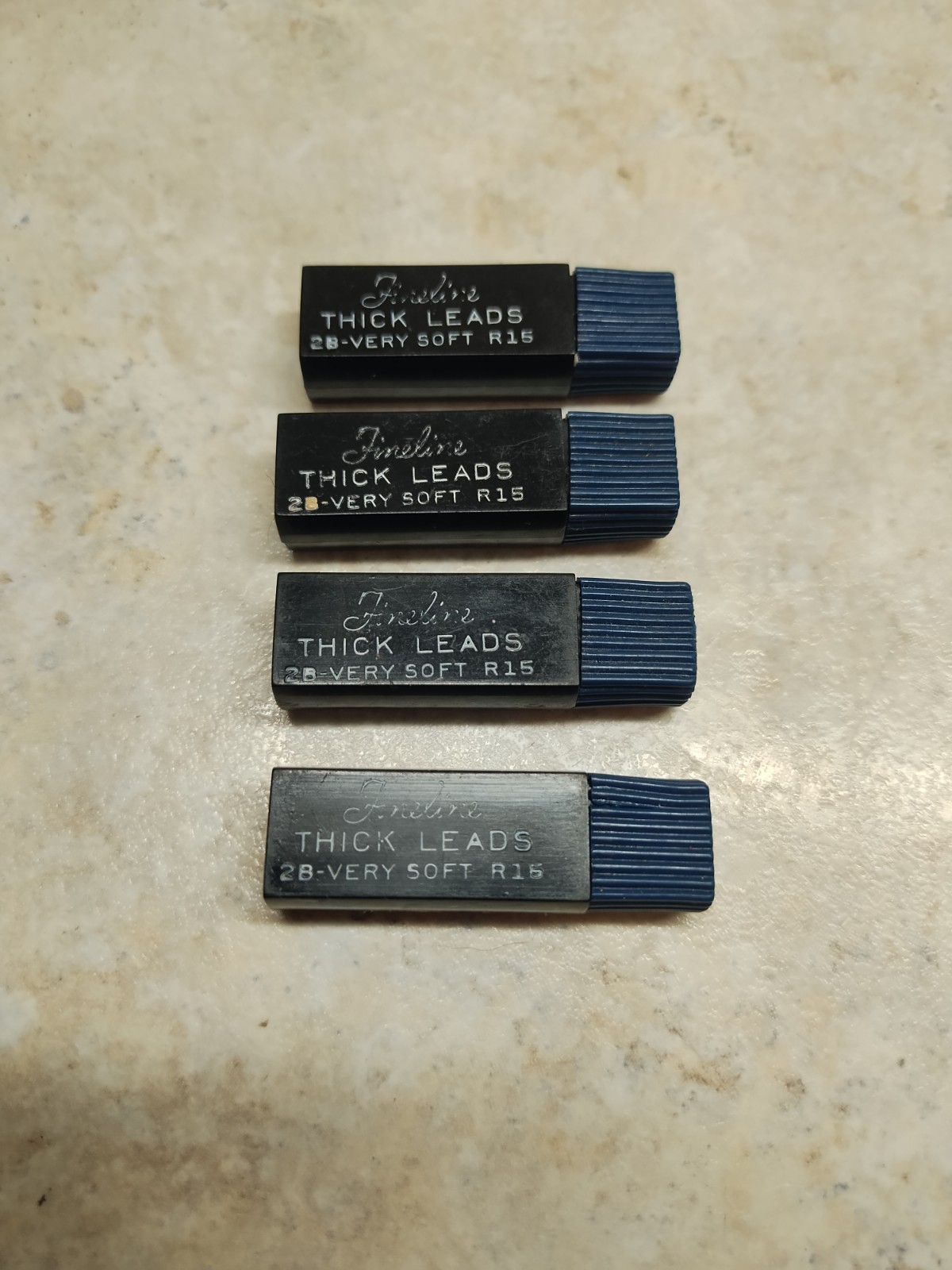 Vintage W.A Sheaffer’s Fineline thick leads 2B-very Soft R15
