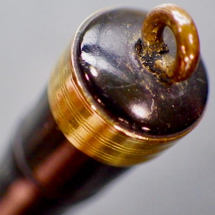 FREE US Ship•Serviced GOLD RINGTOP Mechanical Pencil•Tooled Gold•BHR•1.18mm Lead