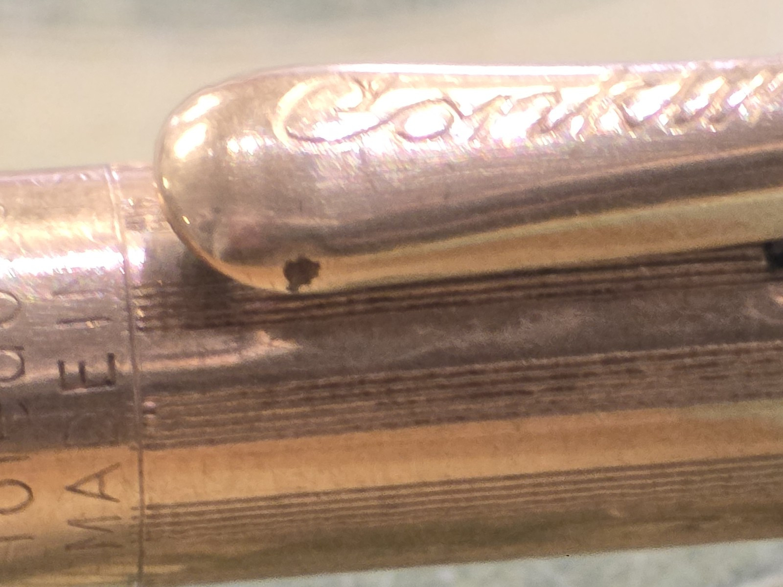 CONKLIN PAT 1920 Rolled Gold No 4RS Ring Top Mechanical Pencil TOLEDO Ohio