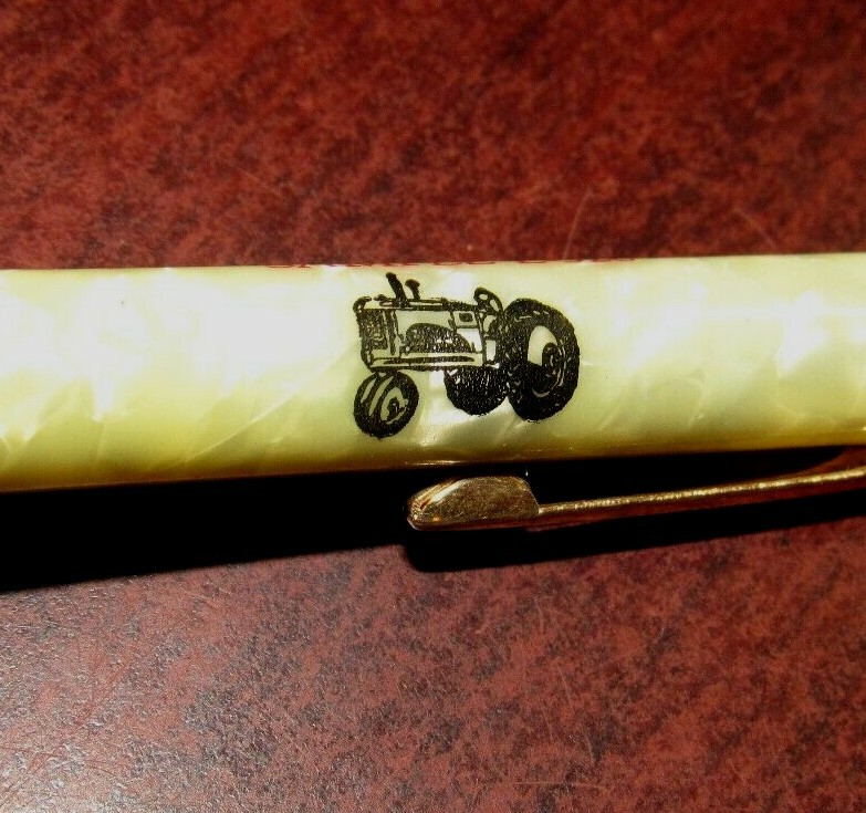 Vintage Sample Farmers Farm Loans Pearl Mottled Mechanical Pencil